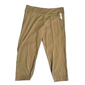 NWT Victoria's Secret Olive‎ Green Athletic Leggings XXL High Waist XXL